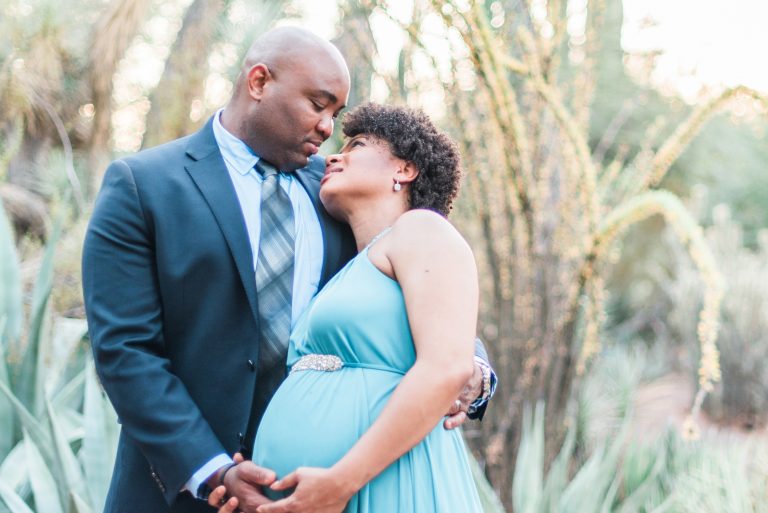 Maternity Photo Session | Phoenix, Arizona &#8211; Desert Botanical Gardens