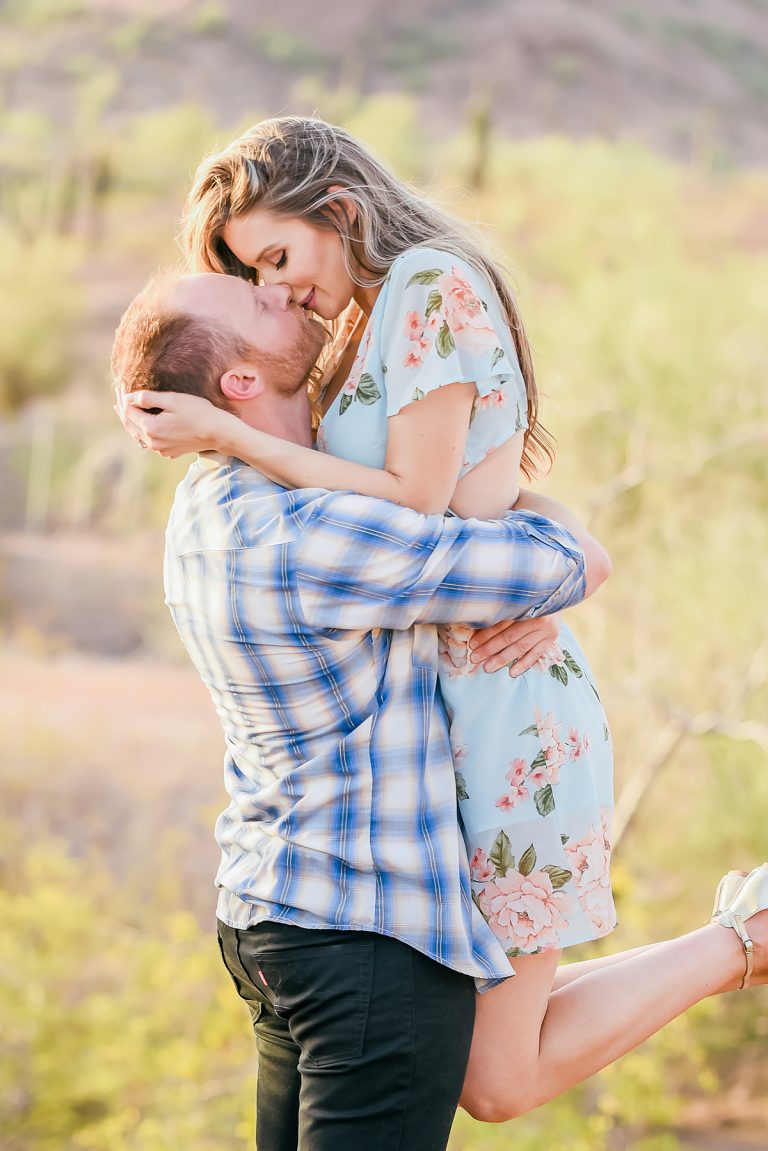 Engagement Photo Session | Scottsdale, Arizona &#8211; Botanical Gardens