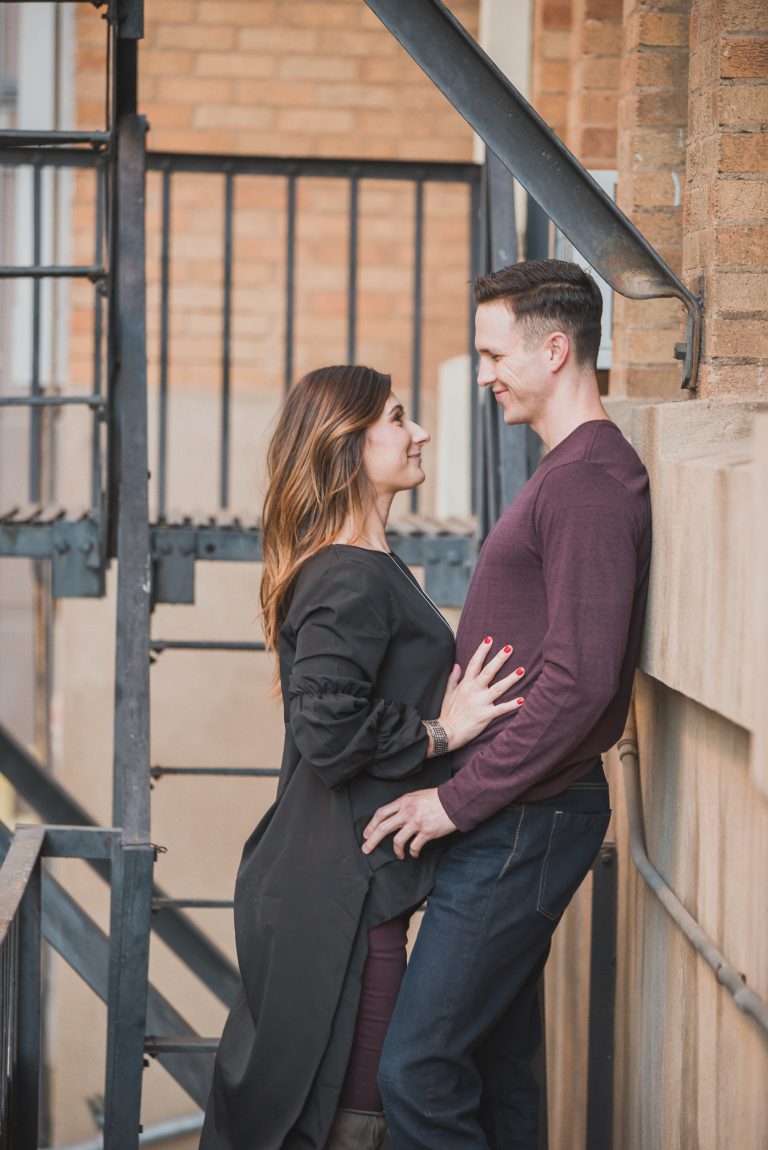 Arizona Engagement Photographers | Downtown Phoenix, Monroe Street