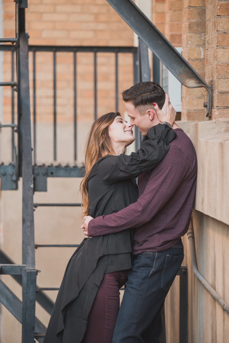 Arizona Engagement Photographers | Downtown Phoenix, Monroe Street