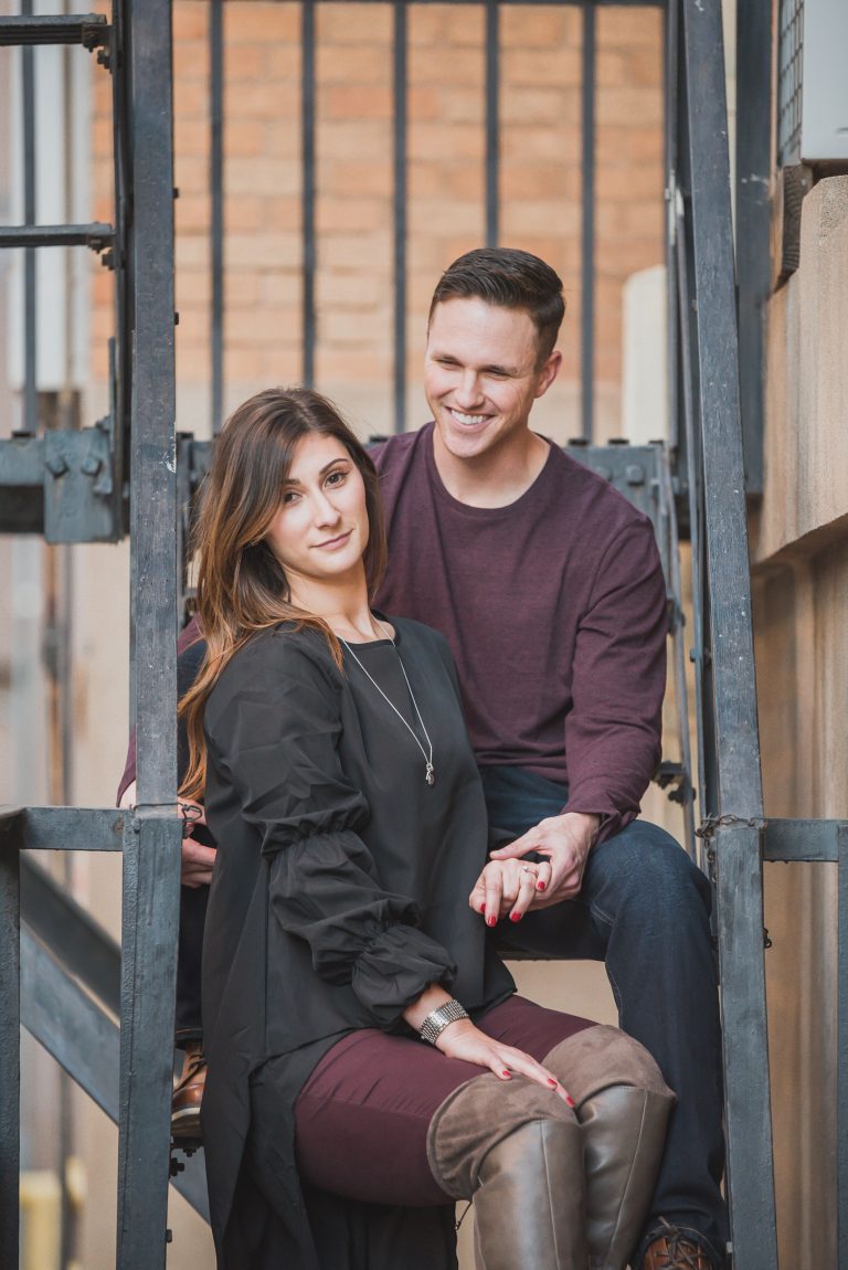 Arizona Engagement Photographers | Downtown Phoenix, Monroe Street