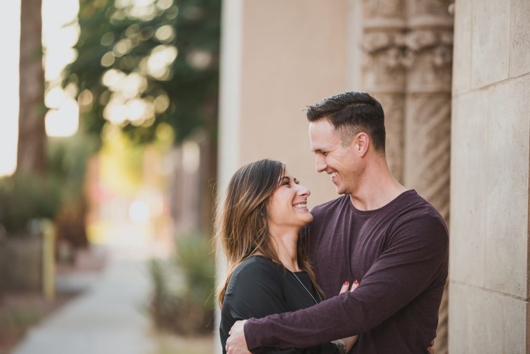 Arizona Engagement Photographers | Downtown Phoenix, Monroe Street