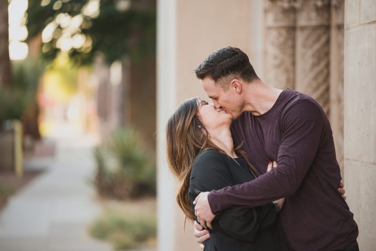 Arizona Engagement Photographers | Downtown Phoenix, Monroe Street