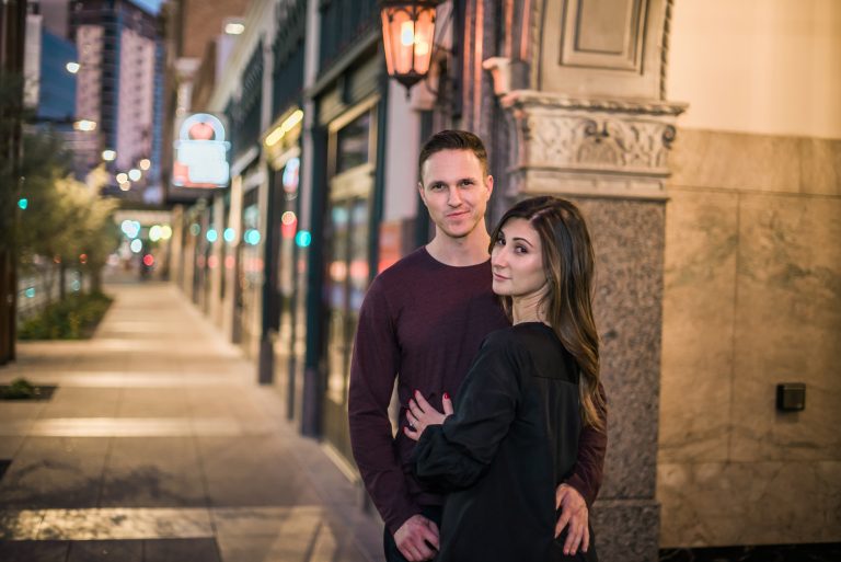 Arizona Engagement Photographers | Downtown Phoenix, Monroe Street