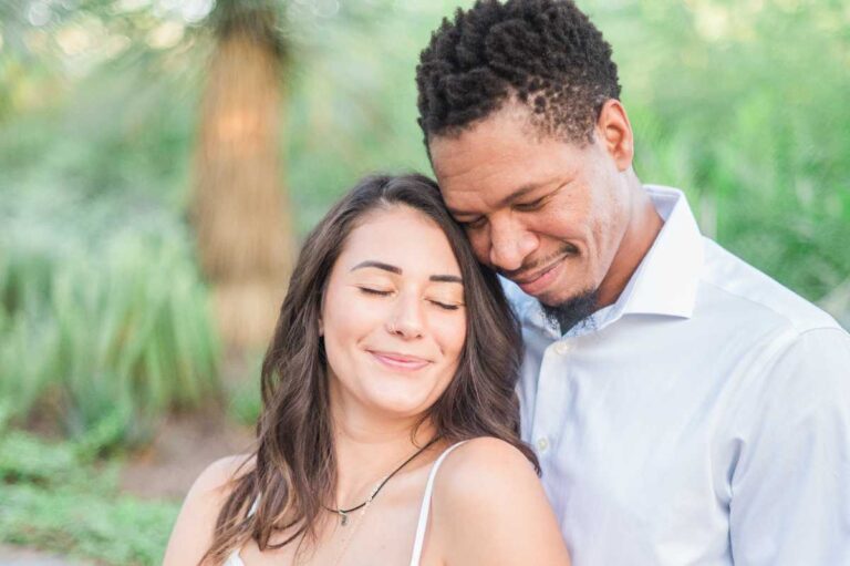 Capturing Mackenzi and Krishaun’s Engagement at Desert Botanical Gardens