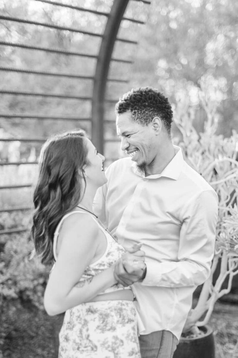 Capturing Mackenzi and Krishaun’s Engagement at Desert Botanical Gardens