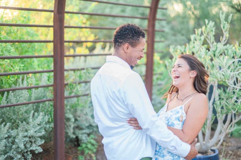 Capturing Mackenzi and Krishaun’s Engagement at Desert Botanical Gardens